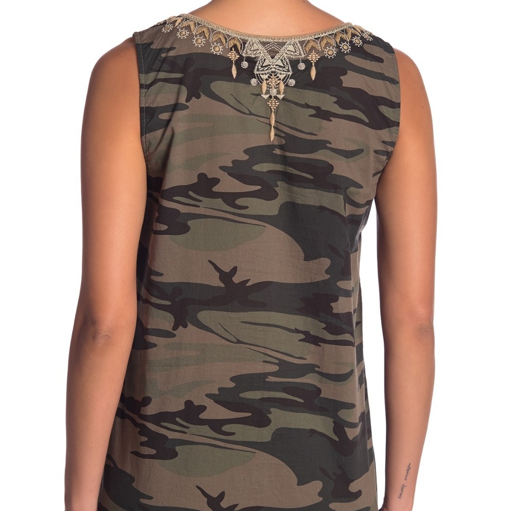 Johnny Was NEW Tank Top Tunic Women's XS≈S/M Embroidered Boho NWT - Picture 4 of 16